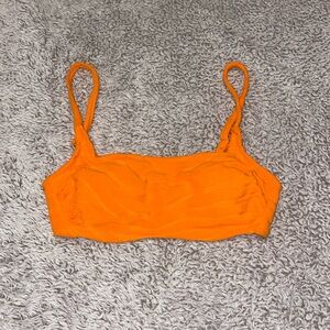 Xhilaration orange zebra print bikini top. Size XS.